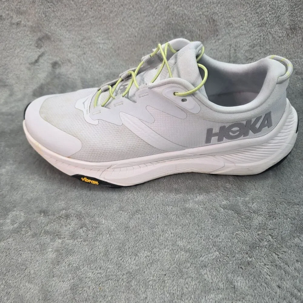 Hoka One One W Transport Wide Mist Lime Gray White 1164371 CRYS Size 9.5D